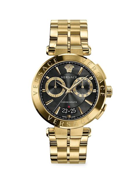 versace aion gold|versace aion chronograph.